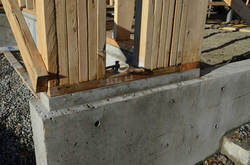 built-up-stud-column-over-concrete-foundation-wall